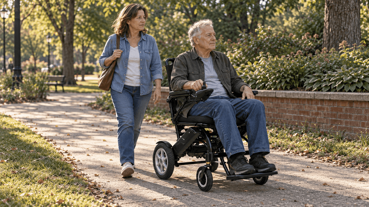 How Far Can an Electric Wheelchair Go on One Charge? - Tivaro