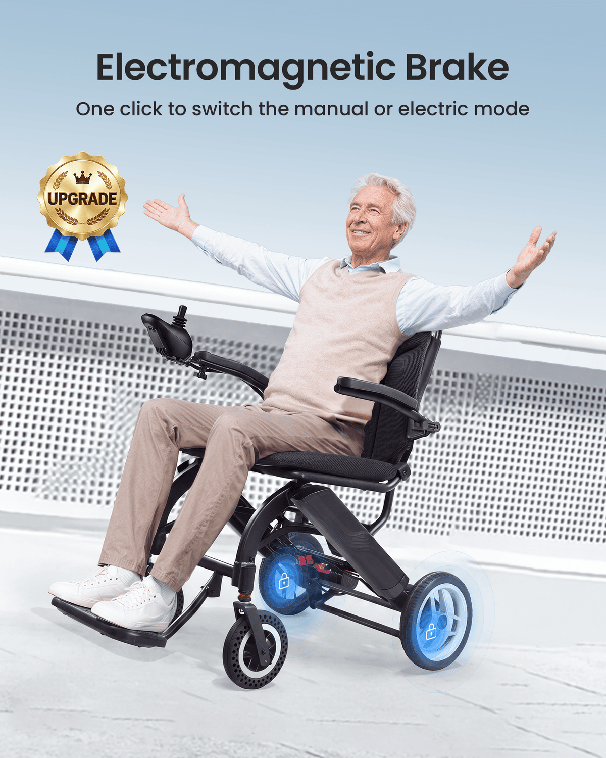 Tivaro EW5004 Lightweight Electric Wheelchair - Tivaro
