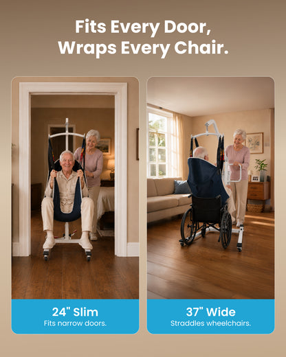 Household electric patient lift device