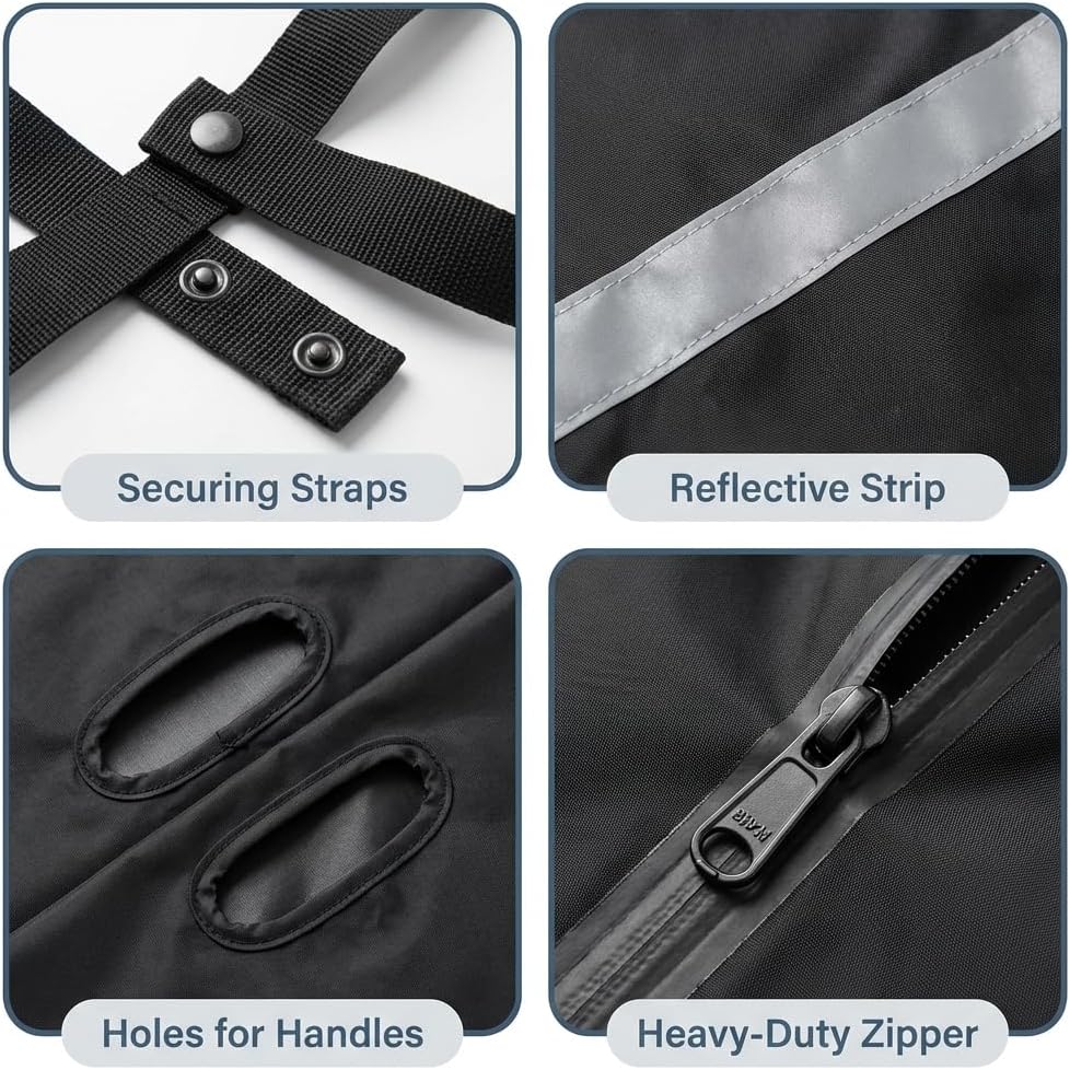Tivaro wheelchair rain cape and raincoat, a raincoat that provides comprehensive waterproof protection for wheelchair users.
