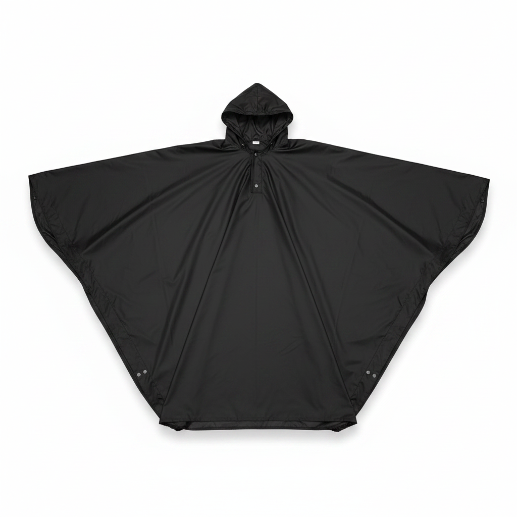 Tivaro wheelchair rain cape on white background