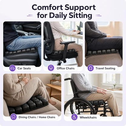 Tivaro 3D Inflatable Cushion for Wheelchairs and Office Chairs - Tivaro