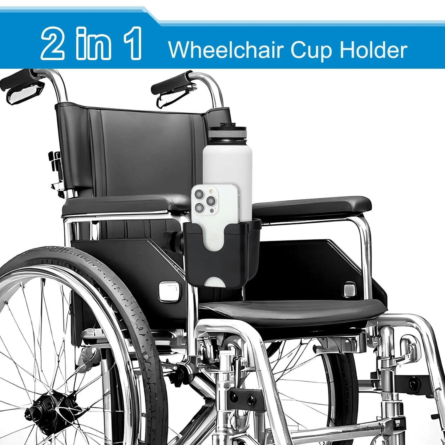 Tivaro CUP001 Wheelchair Cup Holder - Tivaro