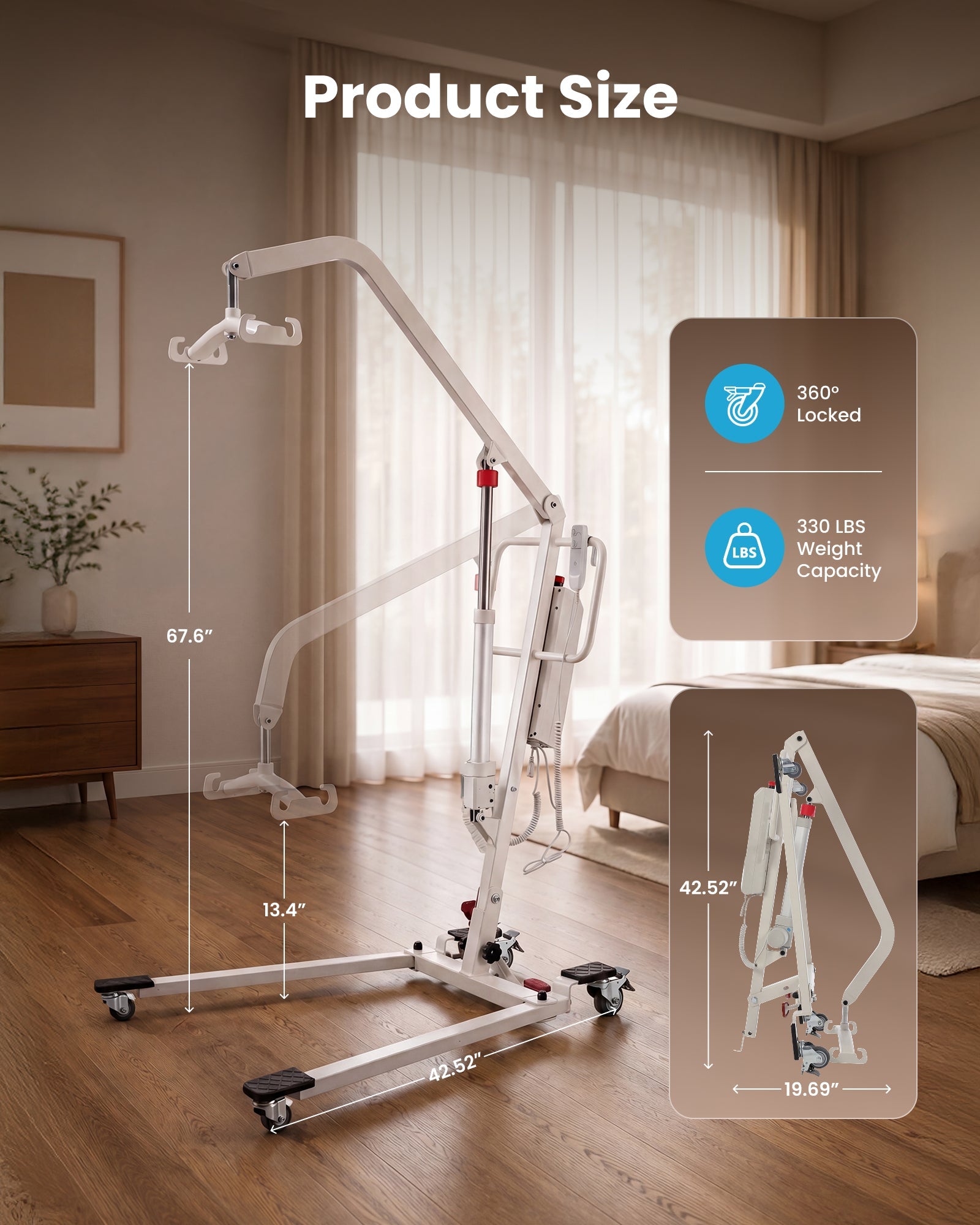 Tivaro Electric Patient Lift for Home Use - Tivaro