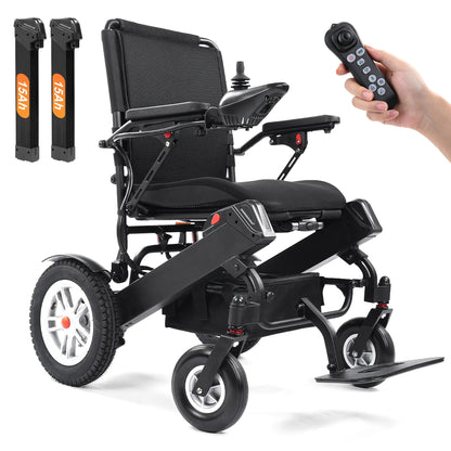 Tivaro EW5001 Foldable Electric Wheelchair - 40-Mile Range - Tivaro