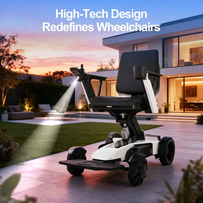 Tivaro EW8001 Foldable Electric Wheelchair with Remote Control - Tivaro