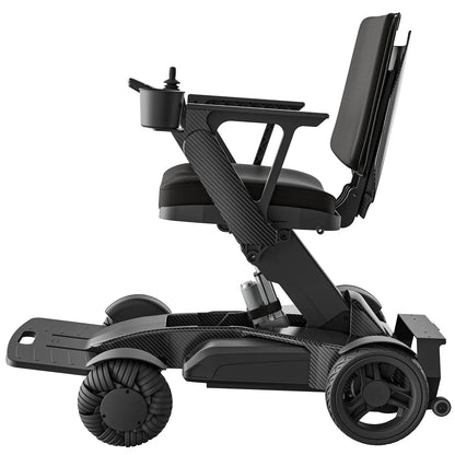 Tivaro EW8001 Height-Adjustable Smart Electric Wheelchair - Black - Tivaro