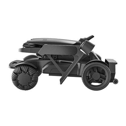 Tivaro EW8001 Pro 3D Wing Foldable Electric Wheelchair - Black - Tivaro