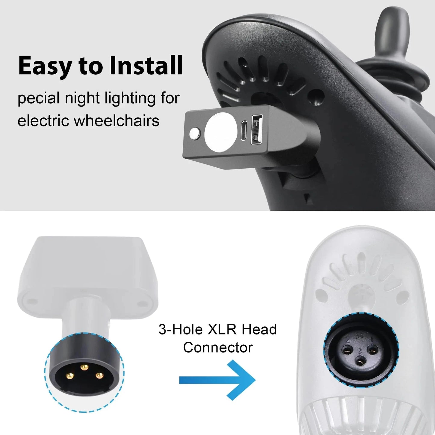 Tivaro LEDL001 Wheelchair LED Light - Tivaro