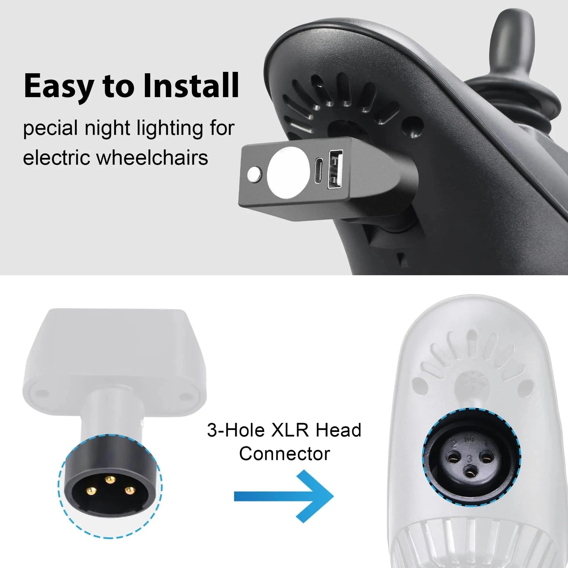 Tivaro LEDL001 Wheelchair LED Light - Tivaro